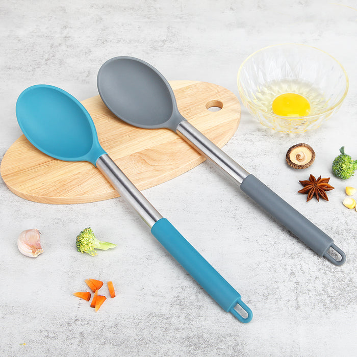 Pack of 2 Large Silicone Cooking Spoon