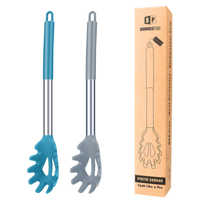 Pack of 2 Silicone Pasta Fork