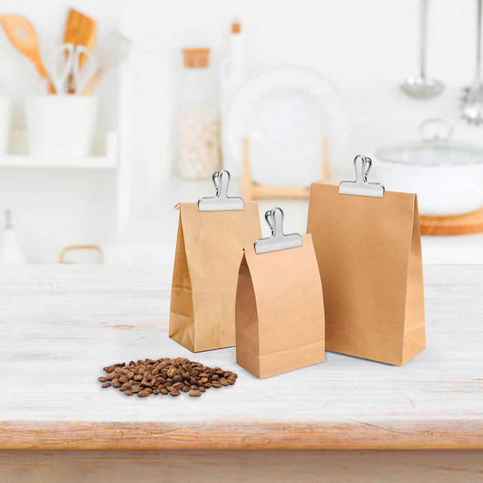 Pack of 8 Stainless Steel Bag Clips