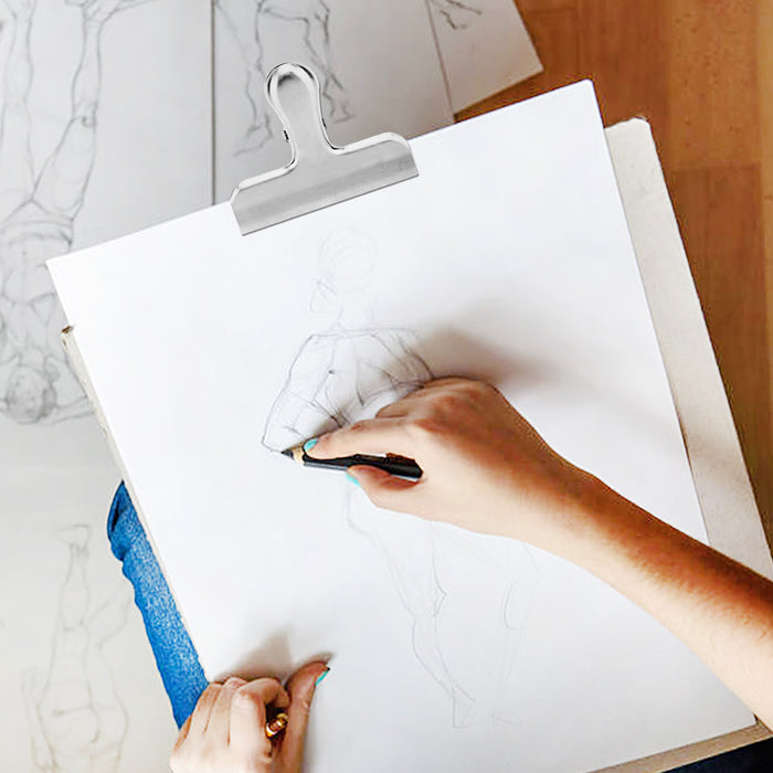 Pack of 8 Stainless Steel Bag Clips