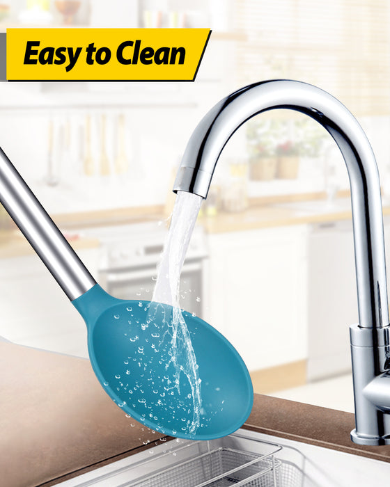 Pack of 2 Large Silicone Cooking Spoon