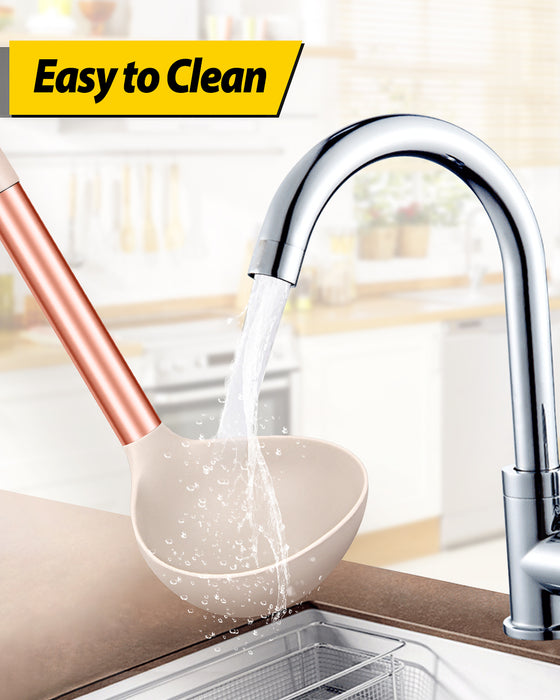 Pack of 2 Silicone Ladle Spoons