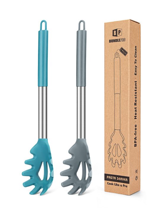 Pack of 2 Silicone Pasta Fork