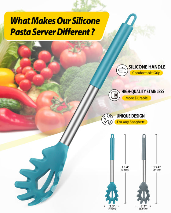 Pack of 2 Silicone Pasta Fork