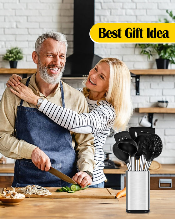 8Pcs Non-stick Cookware with Stainless Steel Handle