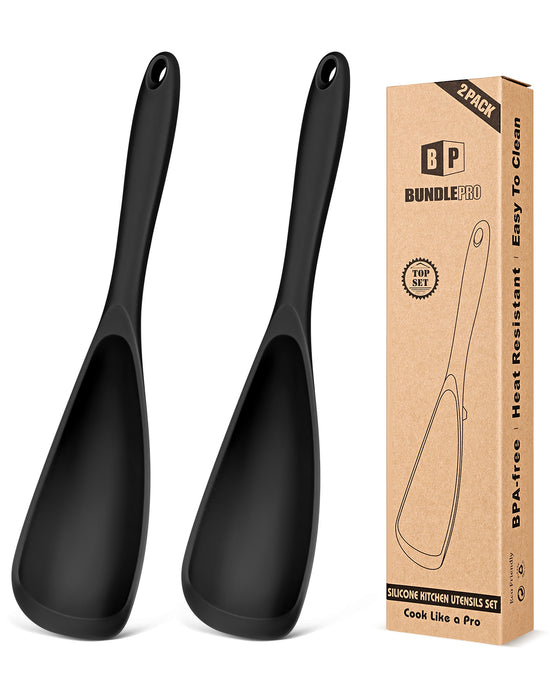 Pack of 2 Cooking Spoons for Non Stick Cookware