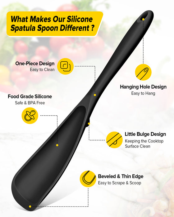 Pack of 2 Cooking Spoons for Non Stick Cookware