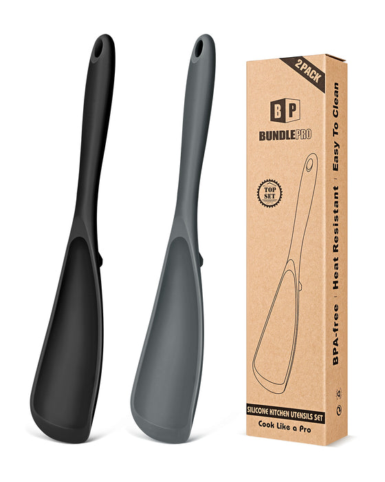 Pack of 2 Cooking Spoons for Non Stick Cookware